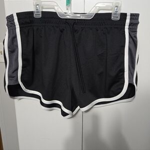 Athletic Works Black and Gray Women's Shorts